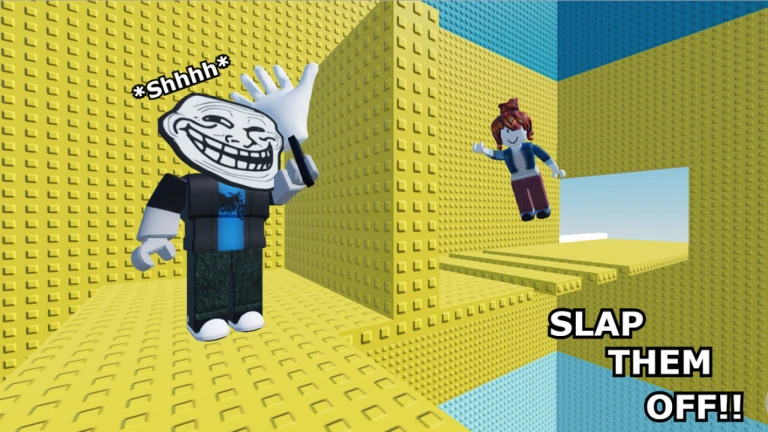 Imagem oficial do jogo Slap a Troll Tower no Roblox