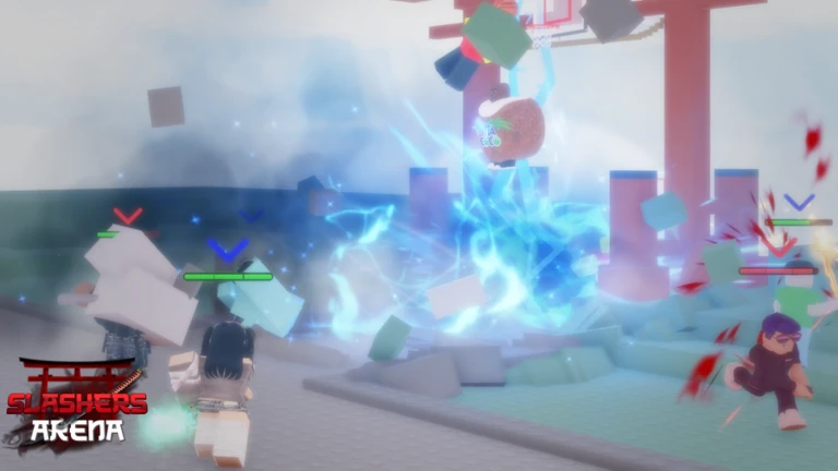 Imagem oficial do jogo Slashers Arena no Roblox