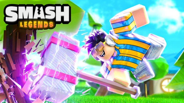 Imagem oficial do jogo Smash Legends no Roblox