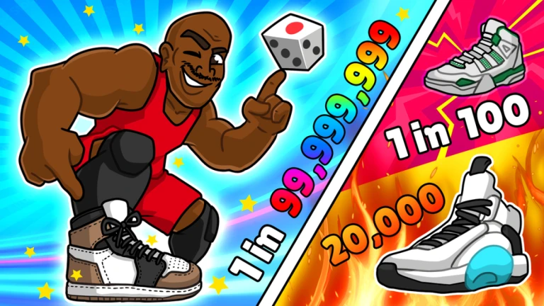 Imagem oficial do jogo Sneaker RNG no Roblox