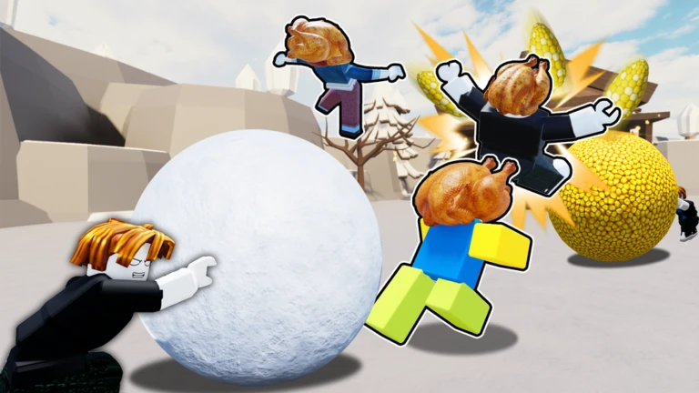 Imagem oficial do jogo Snowball Battles no Roblox