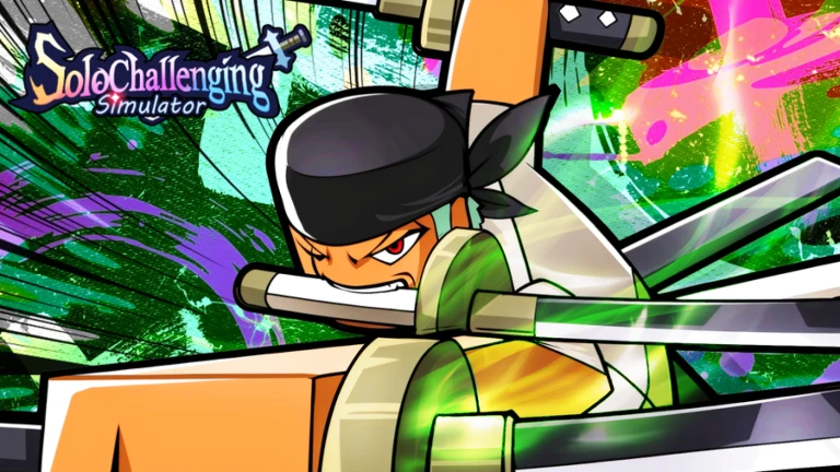 Imagem oficial do jogo Solo Challenging no Roblox