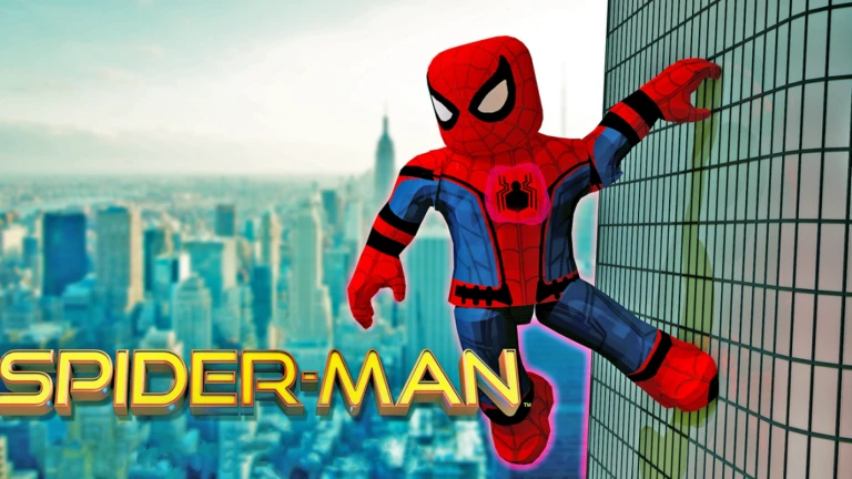 Imagem oficial do jogo Spider-Man Simulator no Roblox