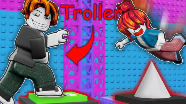 Imagem oficial do jogo Spike Troll Tower no Roblox