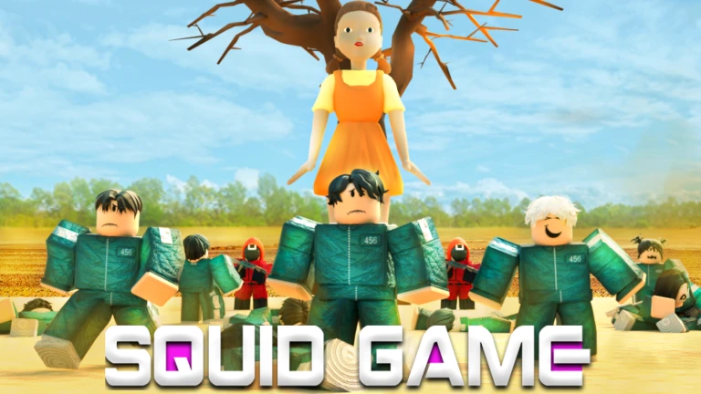 Imagem oficial do jogo Squid Game no Roblox