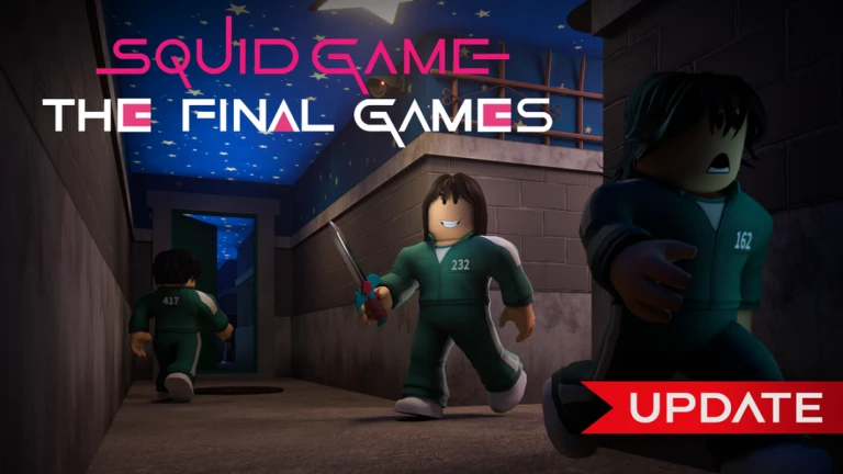 Imagem oficial do jogo Squid Game: The Final Games no Roblox