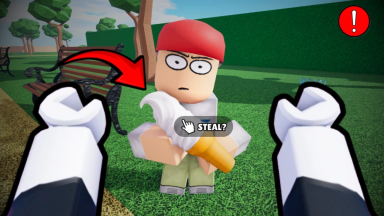 Imagem oficial do jogo Steal Ice Cream from Kids! no Roblox
