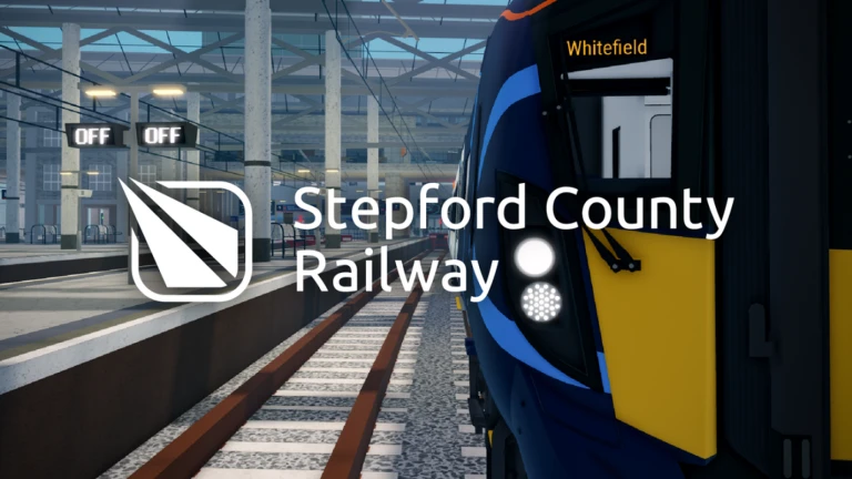 Imagem oficial do jogo Stepford County Railway no Roblox