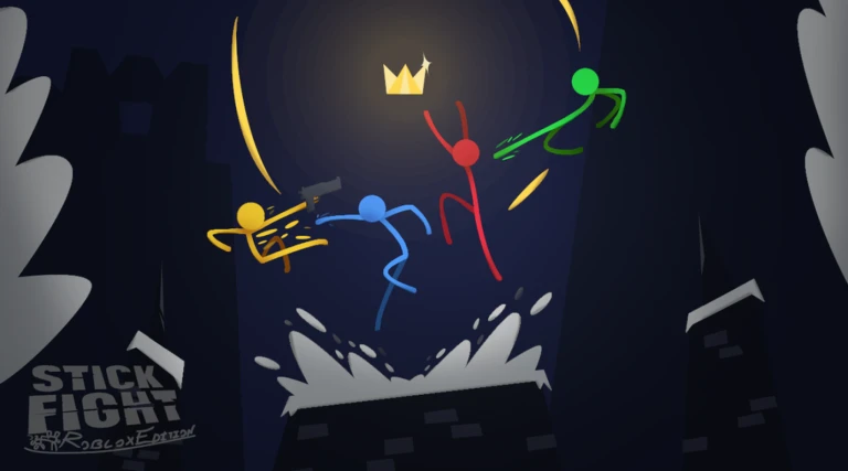 Imagem oficial do jogo Stick Fight: Roblox Edition no Roblox