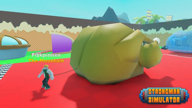 Imagem oficial do jogo Strongman Simulator no Roblox