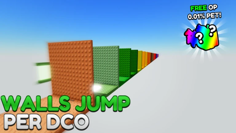Imagem oficial do jogo Stud Walls Jump Per Difficulty Chart Obby no Roblox