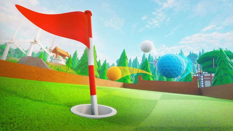 Imagem oficial do jogo Super Golf! no Roblox