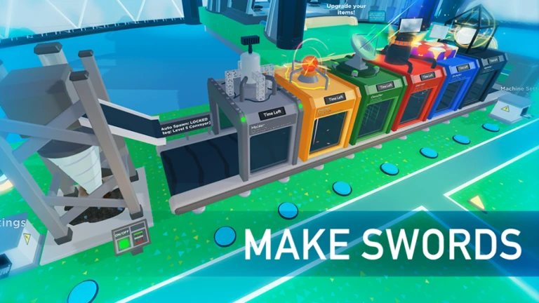 Imagem oficial do jogo Sword Factory: Reforged no Roblox