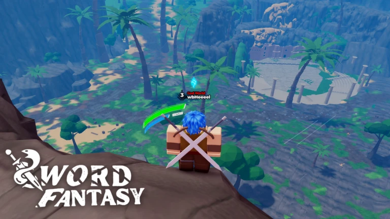 Imagem oficial do jogo Sword Fantasy no Roblox
