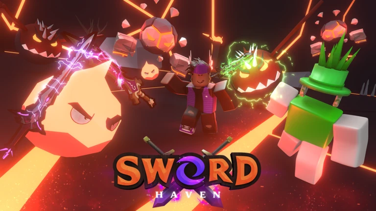 Imagem oficial do jogo Sword Haven no Roblox
