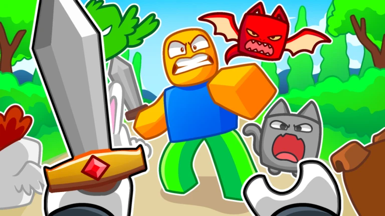 Imagem oficial do jogo Sword Warriors 2 no Roblox