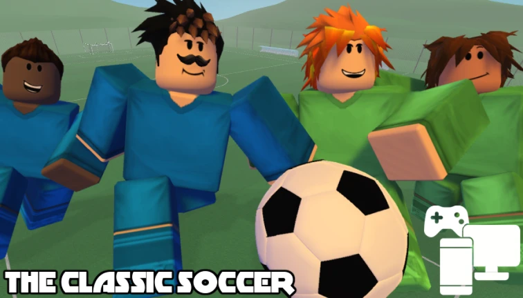 Imagem oficial do jogo The Classic Soccer no Roblox