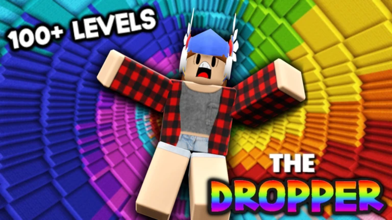 Imagem oficial do jogo The Dropper no Roblox