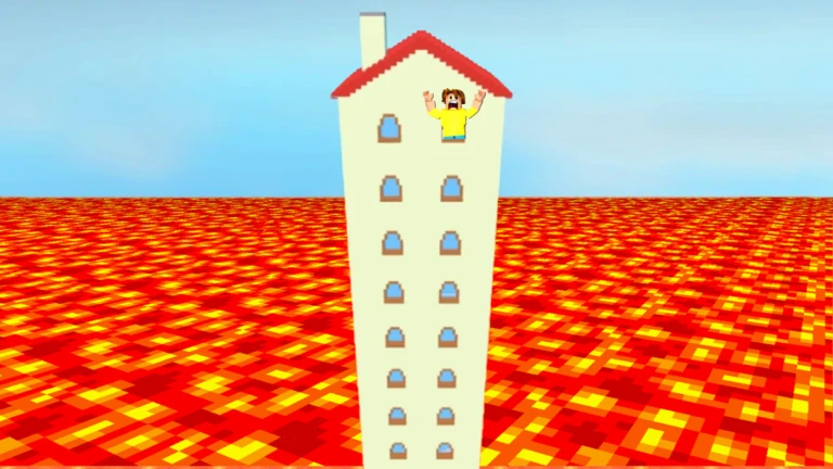 Imagem oficial do jogo The Floor Is LAVA! no Roblox