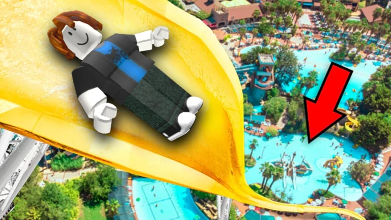 Imagem oficial do jogo The Highest Ever Waterslide Obby no Roblox