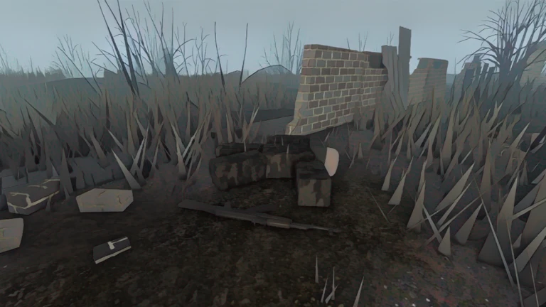 Imagem oficial do jogo The Lost Front no Roblox