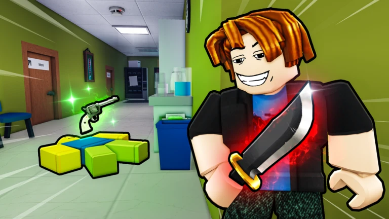Imagem oficial do jogo The Mad Murderer X no Roblox