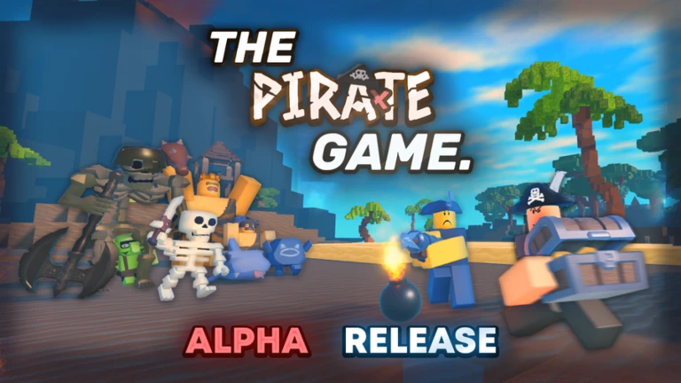 Imagem oficial do jogo the pirate game. no Roblox
