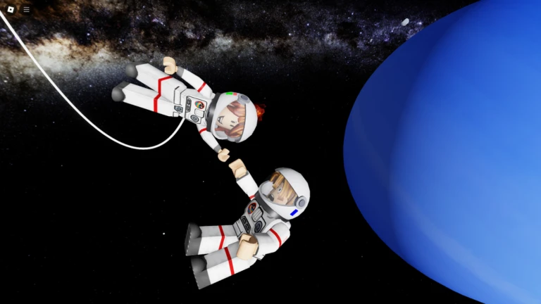 Imagem oficial do jogo The Space Simulator no Roblox