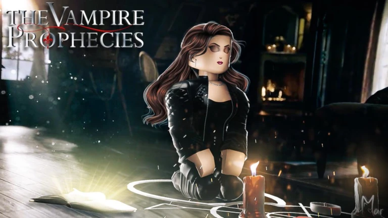 Imagem oficial do jogo The Vampire Prophecies no Roblox