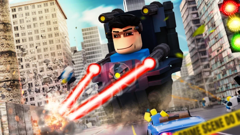 Imagem oficial do jogo Toilet Tower Defense no Roblox