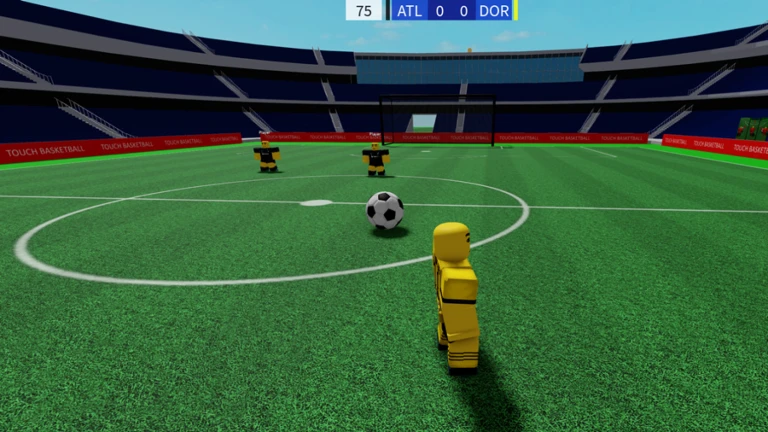 Imagem oficial do jogo Touch Soccer no Roblox