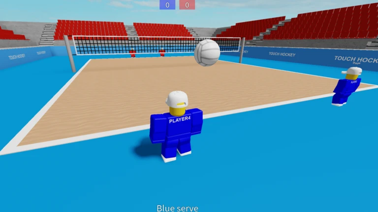 Imagem oficial do jogo Touch Volleyball no Roblox