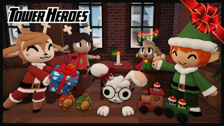 Imagem oficial do jogo Tower Heroes no Roblox