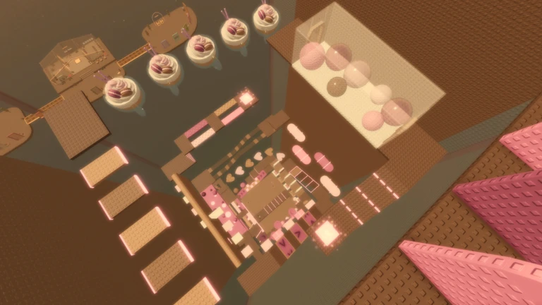 Imagem oficial do jogo Tower of Coffee (Coffee Tower) no Roblox