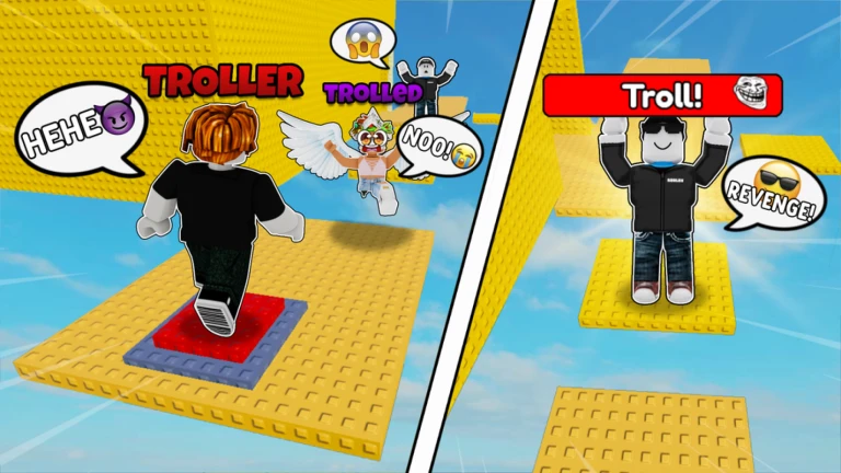 Imagem oficial do jogo Troll Players in a Tower no Roblox