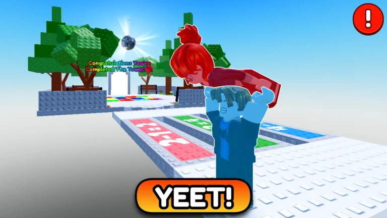 Imagem oficial do jogo Troll Yeet Tower no Roblox
