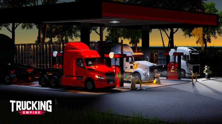 Imagem oficial do jogo Trucking Empire no Roblox