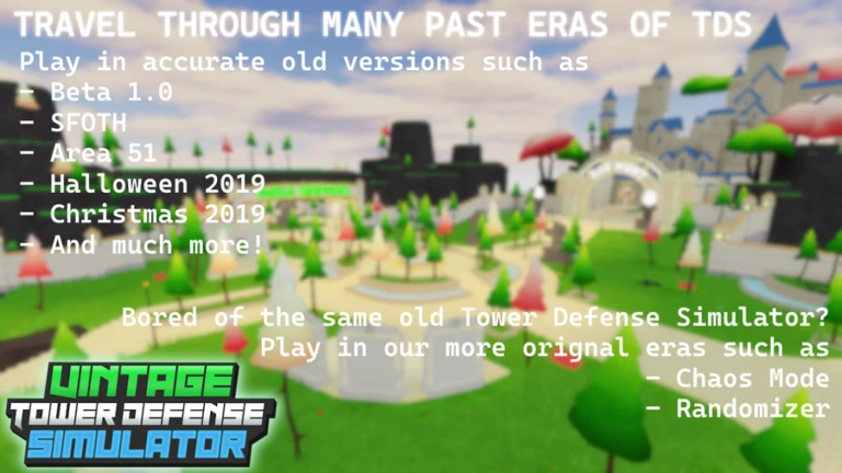 Imagem oficial do jogo Uimate tower defense no Roblox