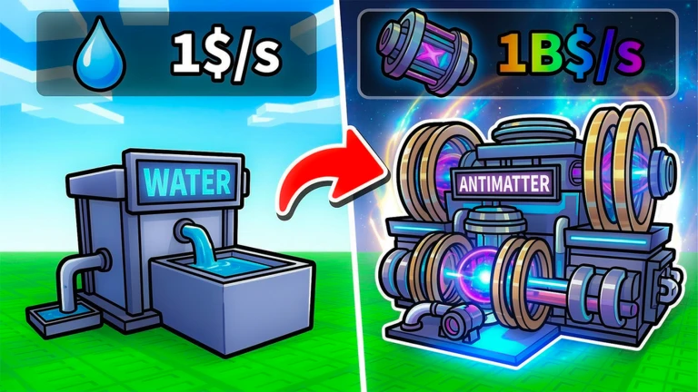 Imagem oficial do jogo Unbox a Factory no Roblox