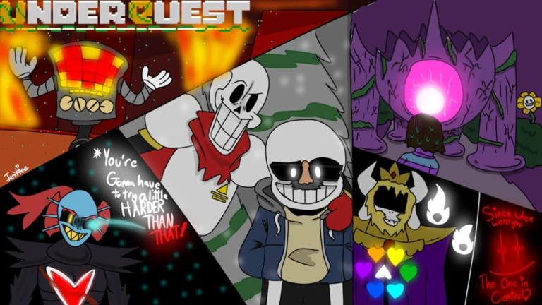 Imagem oficial do jogo UnderQuest no Roblox
