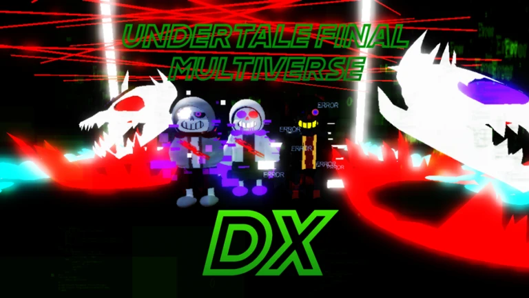 Imagem oficial do jogo Undertale Final Multiverse DX no Roblox