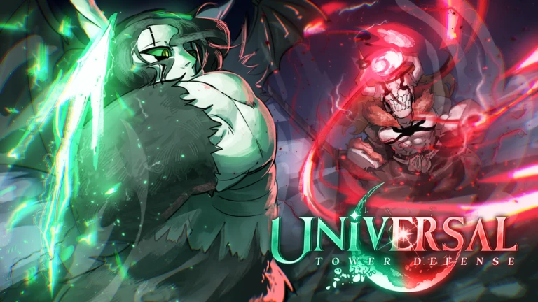 Imagem oficial do jogo Universal Tower Defense no Roblox