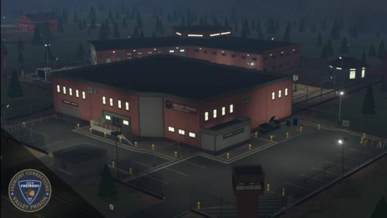 Imagem oficial do jogo Valley Prison no Roblox