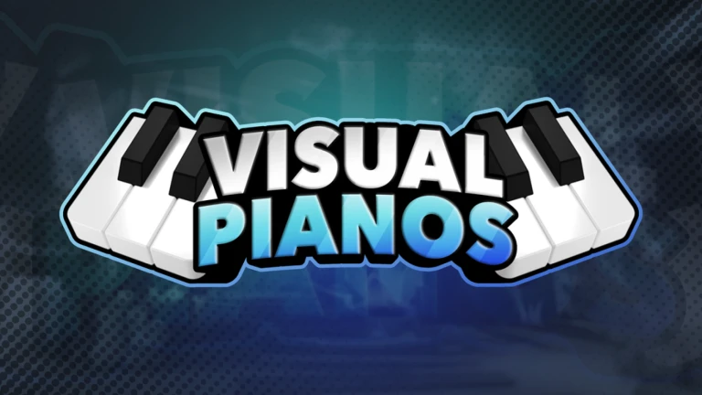 Imagem oficial do jogo Visual Pianos no Roblox