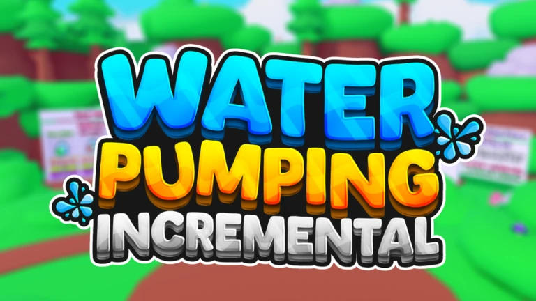 Imagem oficial do jogo Water Pumping Incremental no Roblox