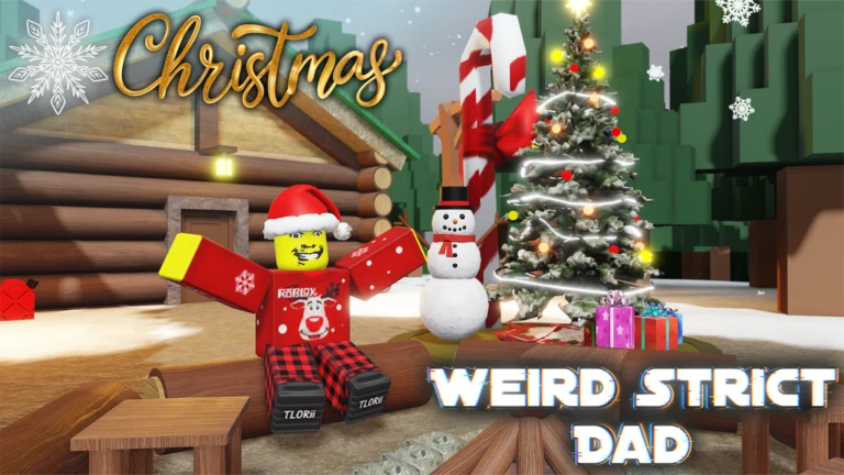 Imagem oficial do jogo weird strict dad no Roblox