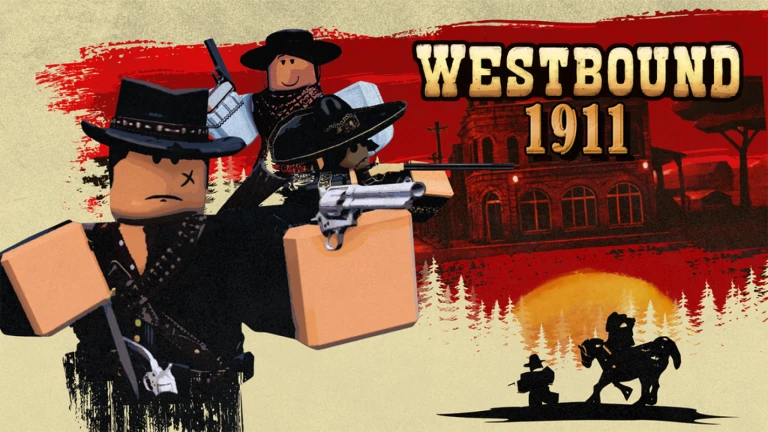Imagem oficial do jogo Westbound: 1911 Update no Roblox