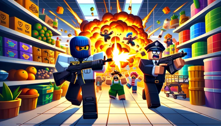 Imagem oficial do jogo Work at a Supermarket no Roblox