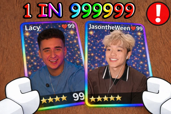 Imagem oficial do jogo Youtuber Card Collection no Roblox
