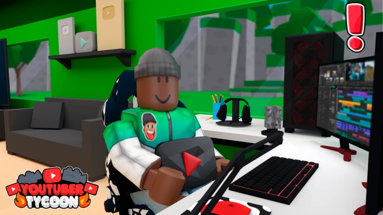 Imagem oficial do jogo Youtuber Tycoon! no Roblox